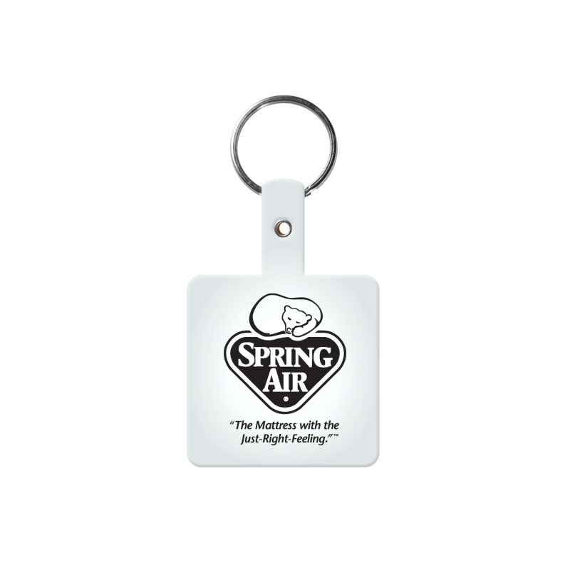 Custom Square Flexible Key Tag - 9