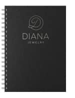 Custom StarDust Journals Medium NoteBook (7"x10")