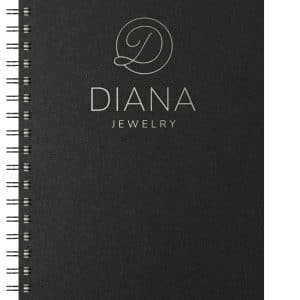 Custom StarDust Journals Medium NoteBook (7"x10")