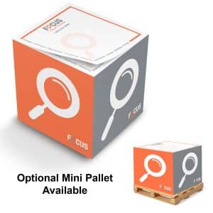 Custom Stik-Withit® Full Size Note Cube® Notepad (3 3/8"x3 3/8"x3 3/8")
