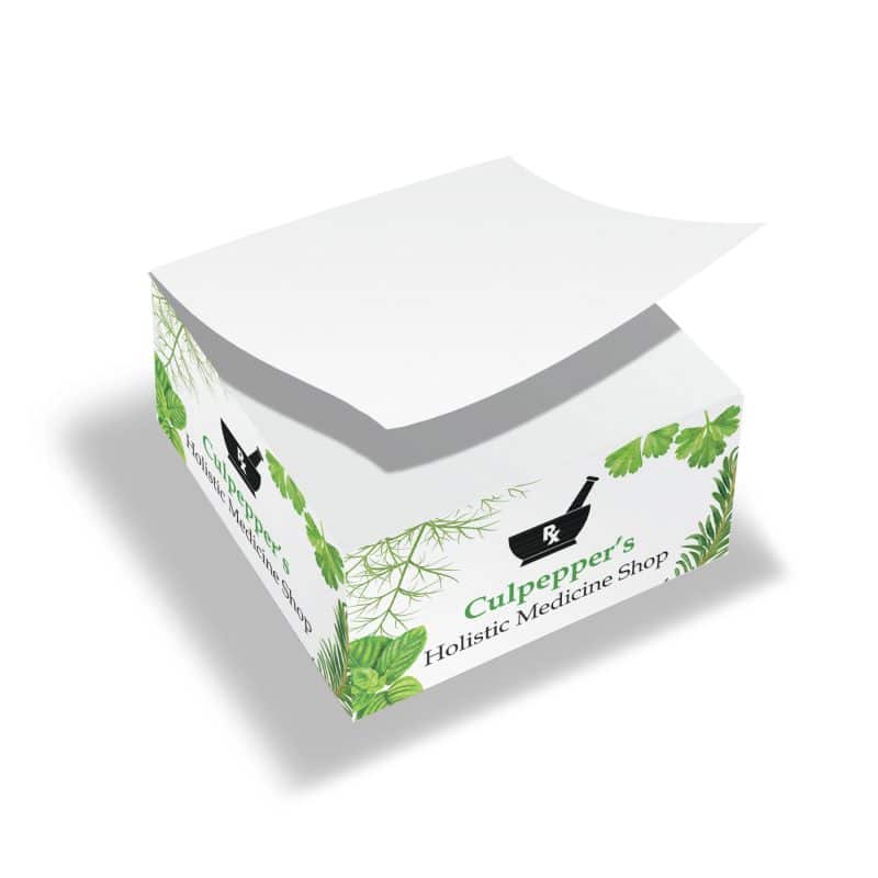 Custom Stik-Withit® Half Size Note Cube® Notepad (2 3/4"x2 3/4"x1 3/8")