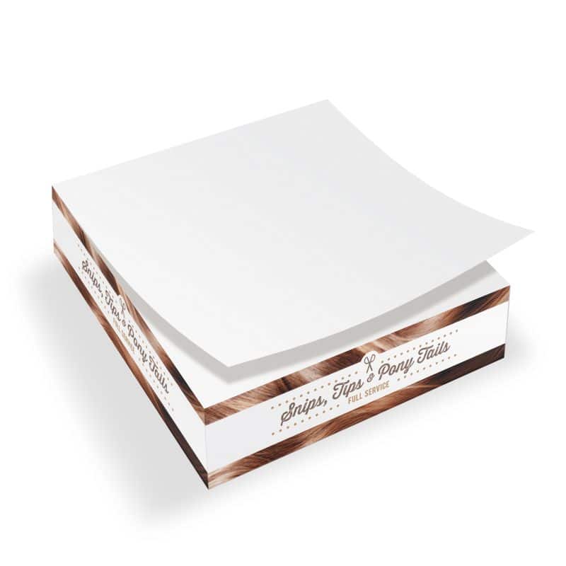 Custom Stik-Withit® Half Size Note Cube® Notepad (3 7/8"x3 7/8"x1")