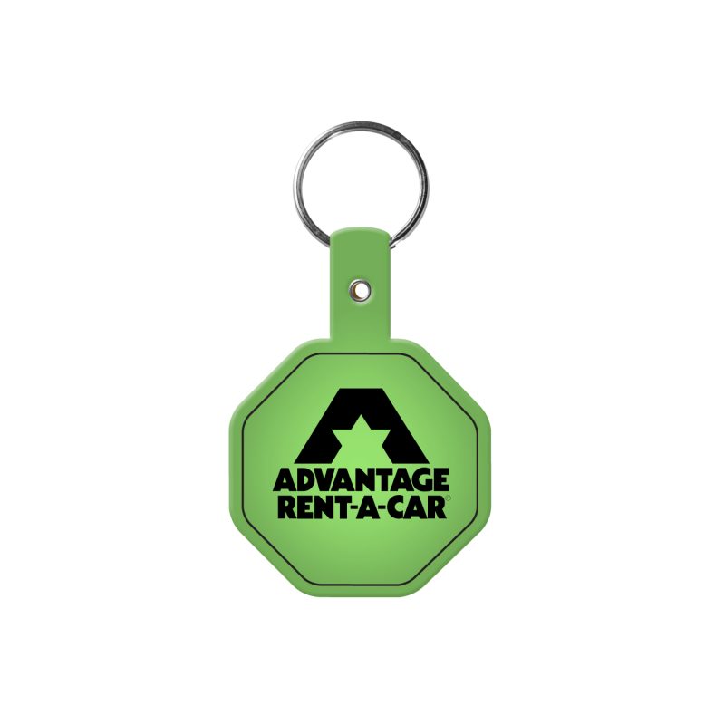 Custom Stop Sign Flexible Key Tag - 4