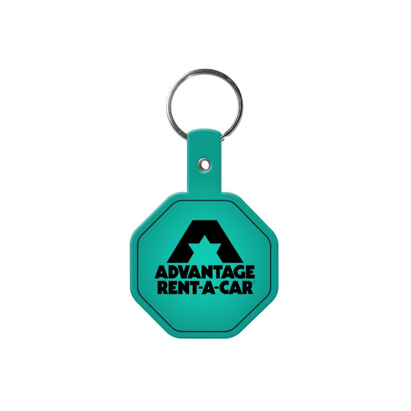 Custom Stop Sign Flexible Key Tag - 6