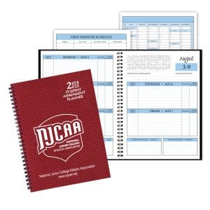 Custom Student Assignment Planner w/ Cobblestone Cover