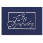 Custom Sympathy Everyday Business Note Card (3 1/2"x5")