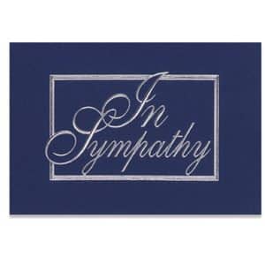 Custom Sympathy Everyday Business Note Card (3 1/2"x5")