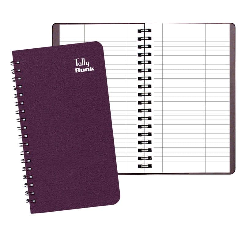 Custom Tally Book w/ Leatherette Cover - 1