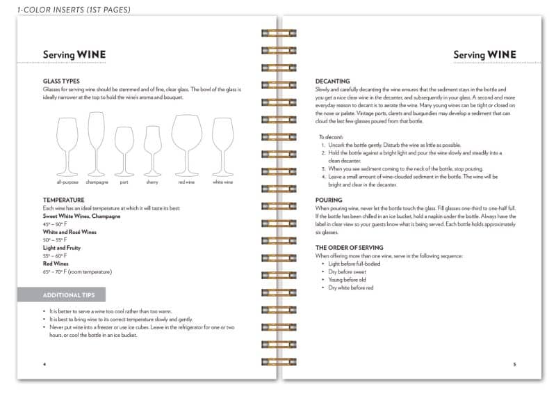 Custom TasterJournals™ Classic Wine Journal (5"x7") - 3