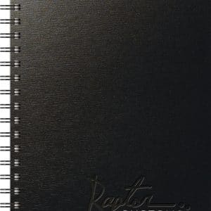 Custom TexturedMetallic Journals Medium NoteBook (7"x10")