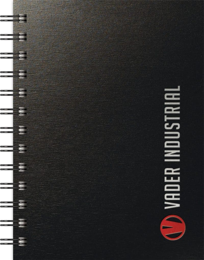 Custom TexturedMetallic Journals NotePad Notebook (5"x7")