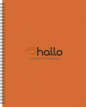 Custom The Director™ Leather Front Monthly Planner w/Chip Back (8.5"x11") - 2