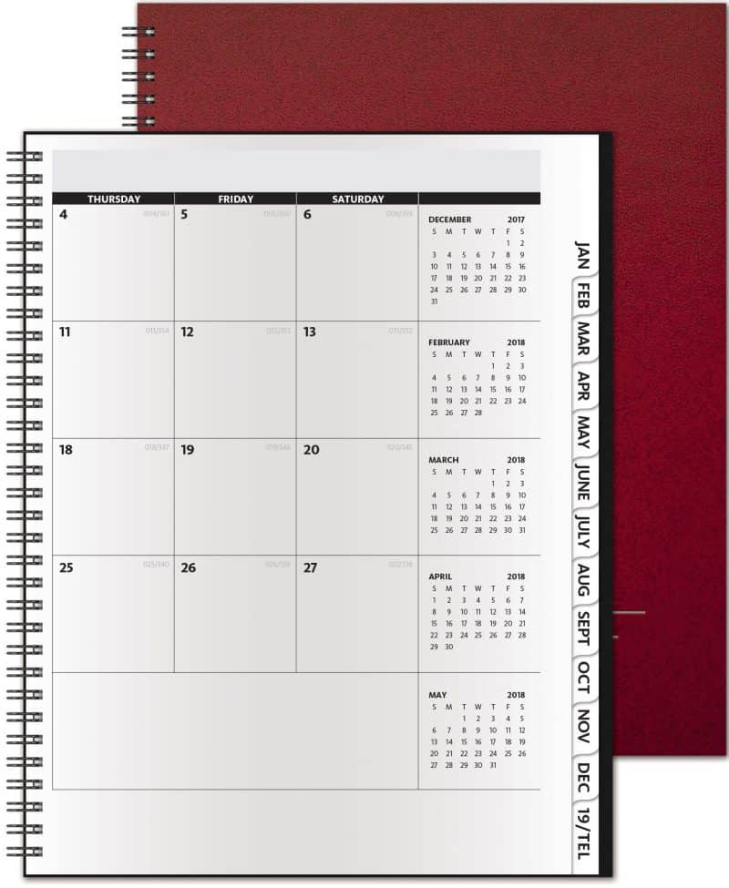 Custom TheAnalyst™ Leatherette Monthly Planner (8.5"x11") - 1