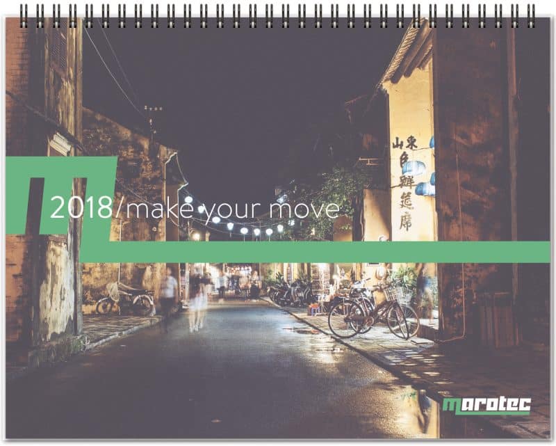 Custom ThePresident™ ClearView™ Monthly Planner w/Chip Back (11"x8.5")