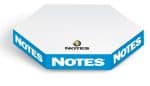Custom Thins® Hexagon Stik-Withit® Note Cube® Notepad (3 5/8"x3 1/8")