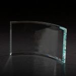 Custom Times Small Glass Award - 1