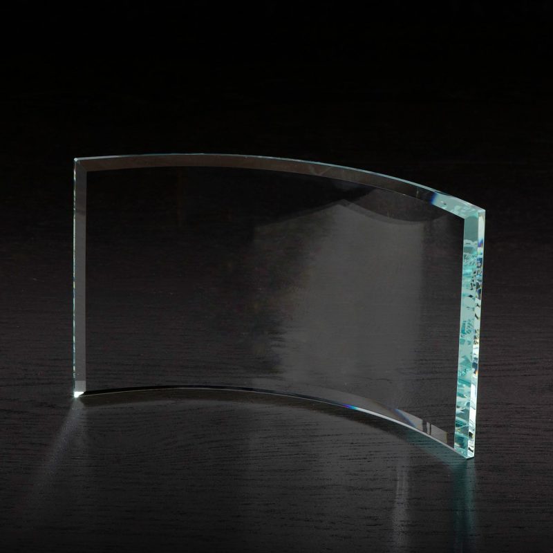 Custom Times Small Glass Award - 1