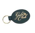 Custom Top Grain Cowhide Leather Oval Key Tag (Domestic)