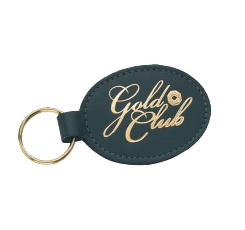 Custom Top Grain Cowhide Leather Oval Key Tag (Domestic)