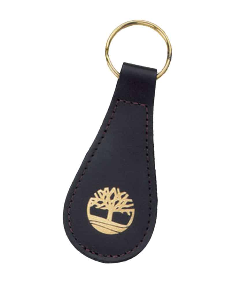 Custom Top Grain Cowhide Leather Tear Drop Key Tag (Domestic)