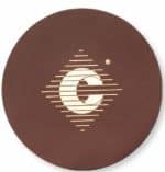 Custom Top Grain Leather Round Coaster (Domestic)
