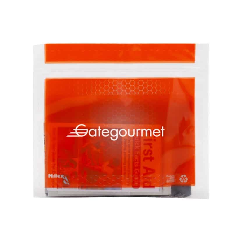 Custom Tradeshow Safety & First Aid Kit in a Resealable Plastic Bag - 4