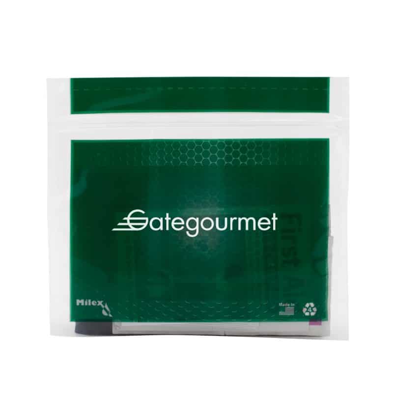 Custom Tradeshow Safety & First Aid Kit in a Resealable Plastic Bag