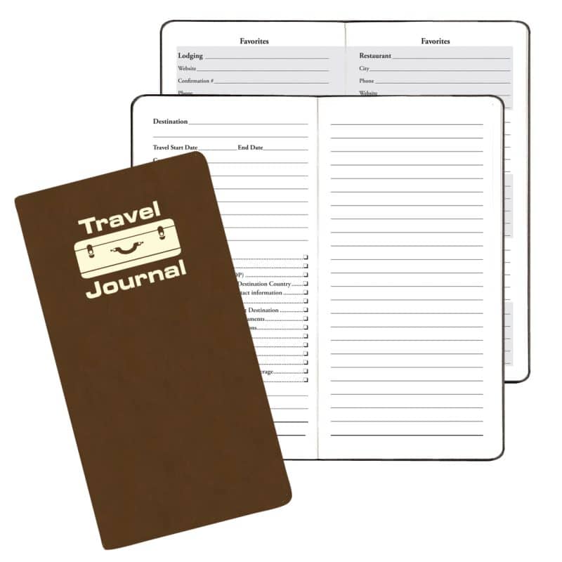 Custom Travel Journal w/ Canyon Cover - 1