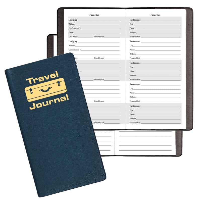 Custom Travel Journal w/ Continental Cover - 1