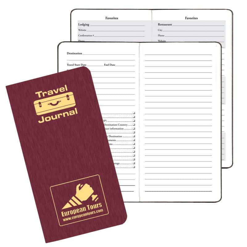 Custom Travel Journal w/ Shimmer Cover