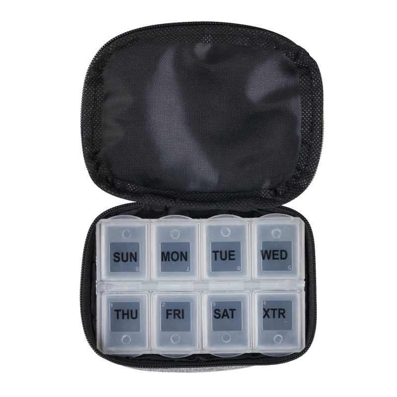 Custom Traveler 8-Compartment Pill Organizer - 4