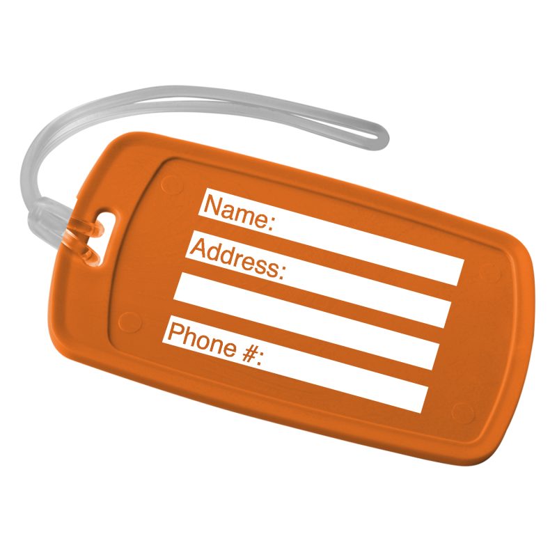 Custom Traveler Rectangular Luggage Tag - 2
