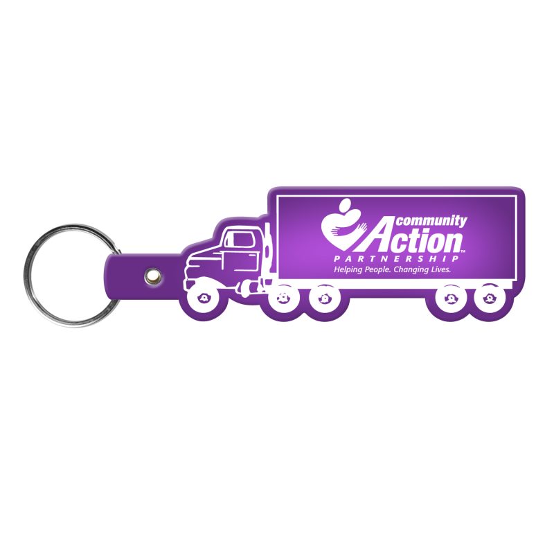 Custom Truck Flexible Key Tag - 8