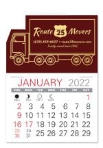Custom Truck Shape Value Stick Adhesive Calendar