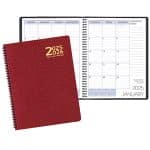 Custom Two Year Monthly Desk Planner w/ Cobblestone Cover - 1