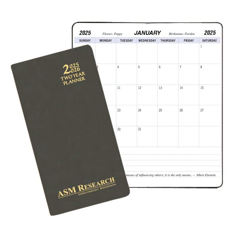 Custom Two Year Pocket Planner w/ Canyon Cover