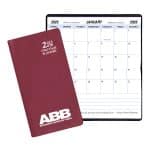 Custom Two Year Pocket Planner w/ Continental Vinyl Cover