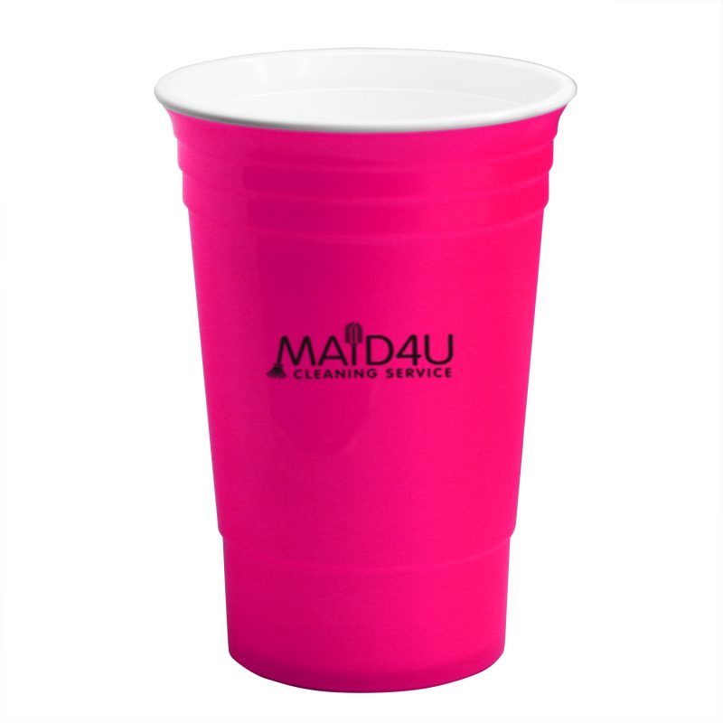 Custom Ultimate Party Cup 16 Oz with Lid - 8
