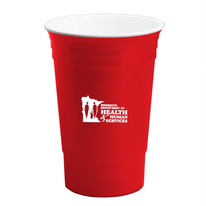 Custom Ultimate Party Cup 16 Oz with Lid - 9