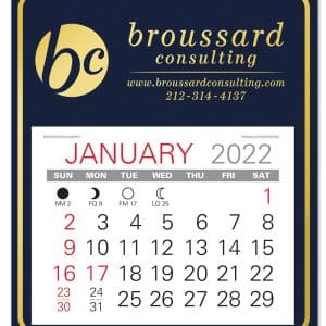 Custom Universal Easy Stick Calendar