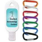 Custom Unscented Hand & Body Lotion - 1 oz Flip-top Tottle Bottle with Carabiner