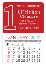 Custom Value Stick Calendar - #1 Shape