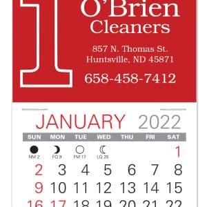 Custom Value Stick Calendar - #1 Shape