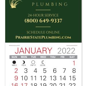 Custom Value Stick Calendar - Traditional Shape