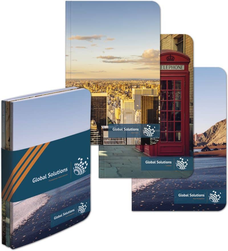 Custom ValueColor™ TriPac JotterPad w/Graphic Wrap (3 Count) (4"x6") - 2