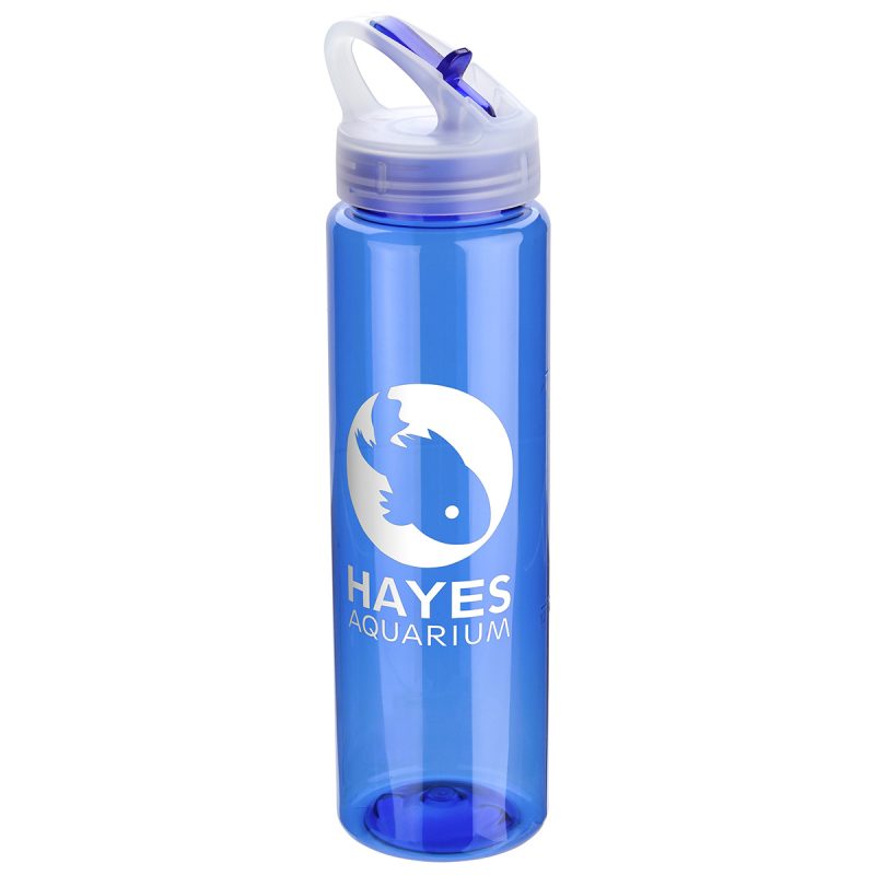 Custom Velo 32 oz PET Bottle with Flip-Up Lid - 2