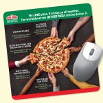 Custom Vynex® DuraTec® 8" Square x1/16" Hard Surface Mouse Pad