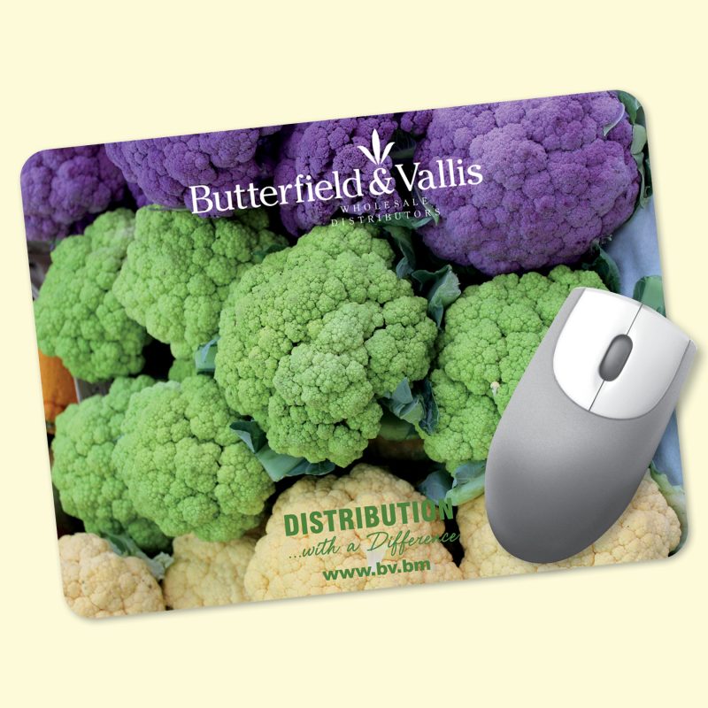 Custom Vynex® Heavy Duty 6"x8"x1/8" Hard Surface Mouse Pad