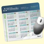 Custom Vynex® Heavy Duty 7.5"x8"x1/16" Calendar Mouse Pad