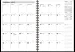 Custom Weekly Organizer™ w/Leather Front & Chip Back (7"x10") - 1